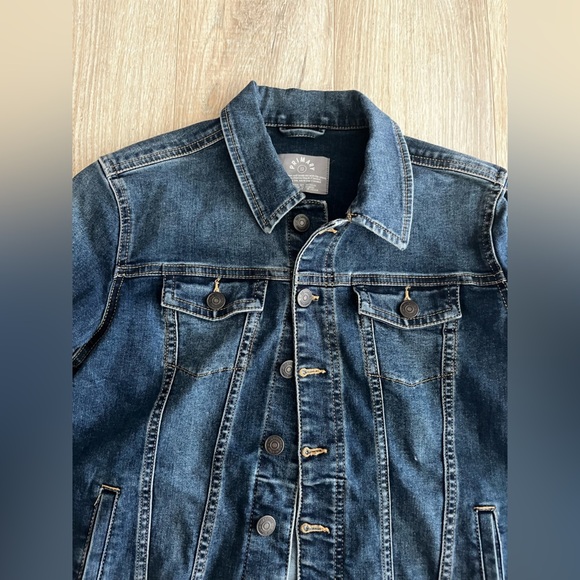 Primary Girls Denim Jacket Classic Wash - Size 12 - Picture 2 of 5